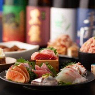【初夏的味道】時令生魚片、蛤蜊、牛蒡飯，2小時，40種清酒暢飲。