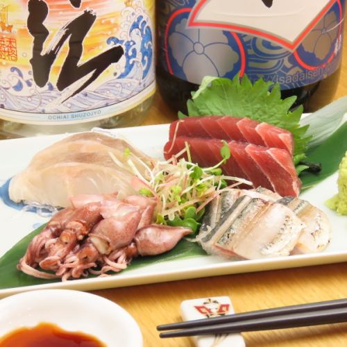 旬鮮刺身で季節をご堪能