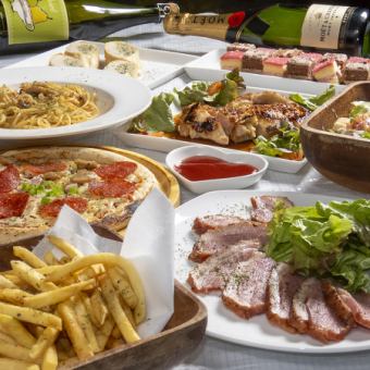 [Private room guaranteed♪For 3 or more people!] 8-dish party course with 2 hours of all-you-can-drink for 3,850 yen (tax included)