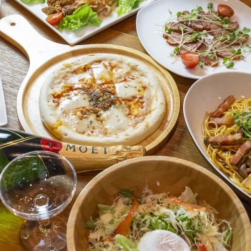【個室♪カラオケ付】新コベヤコース♪2時間飲放《からあげポテト食放》全8品4400円(税込)