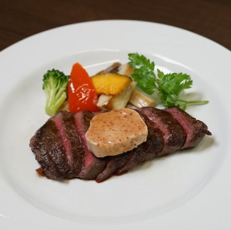 特選峠下牛赤身ステーキ　洋風　ブールドマルシャンドバン