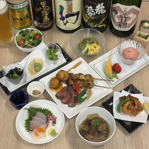 【和食コース】パーティーコース「プランA」和食メニューも取り入れたディナー限定コース
