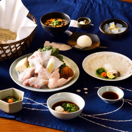 [Limited time offer] ★Thick meat★A5 rank wild tiger pufferfish course *Reservation required the day before