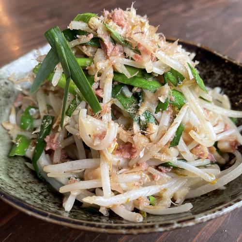 マーミナーちゃんぷる～(もやし炒め)