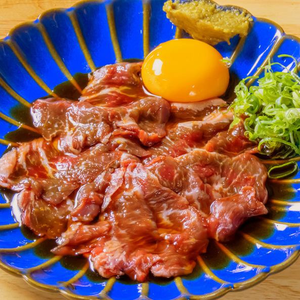 Skirt steak sashimi