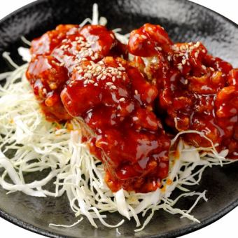 Fried chicken with yangnyeom