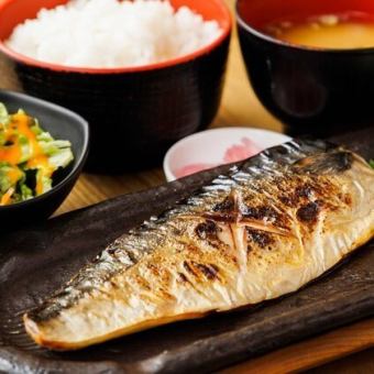 Toro mackerel set meal