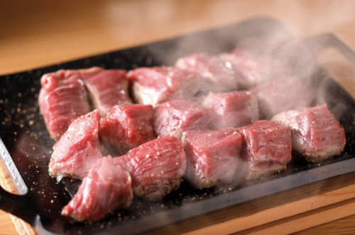 국산 쇠고기 고기 철판 구이