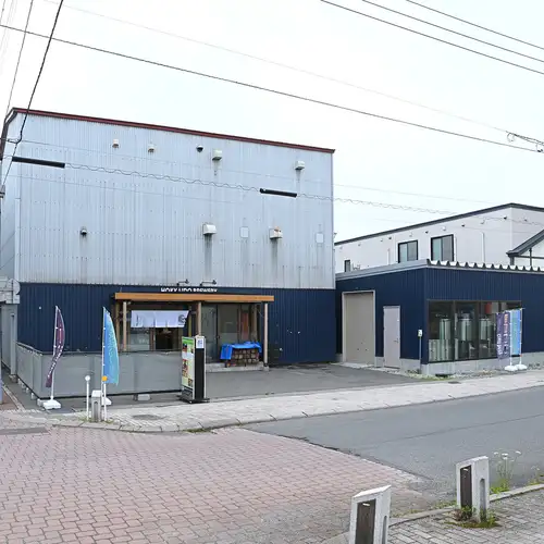 [A special interior space with a panoramic view of the brewery]