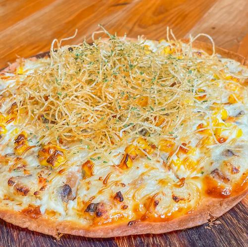 Hokkaido Northern Country Pizza with Red Snow Crab and Mashed Potatoes