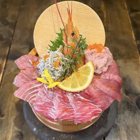 优质天然南方蓝鳍金枪鱼三拼饭