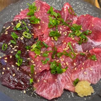 天然ミナミマグロのレバ刺し風