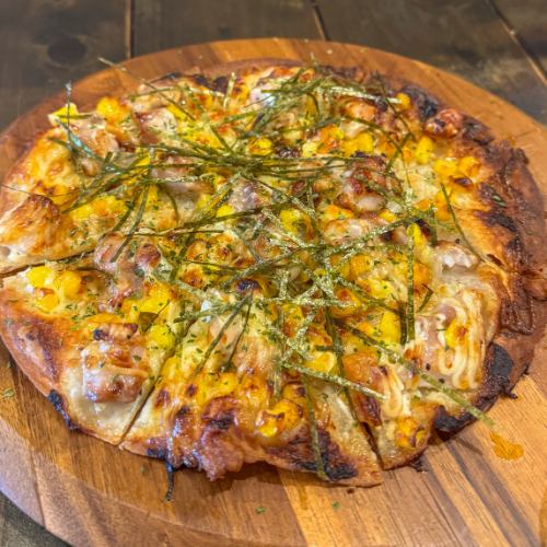 熟成チキンのテリヤキピッツァ