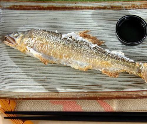 アユの塩焼き