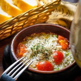 釜揚げシラスのアヒージョ