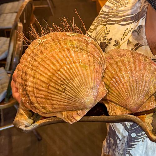 当店の自慢その1!他ではない特大サイズの浜焼き