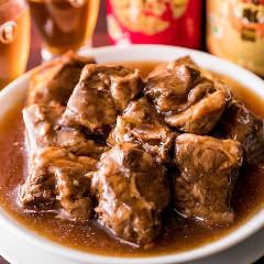 Beef ribs boiled in soy sauce