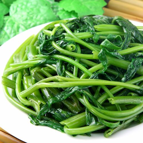 季節野菜の炒め、上海野菜炒め、季節野菜のXO醤炒め