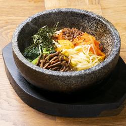 【石焼ビビンバ＋海鮮チヂミ（ハーフ）】Aセット