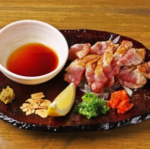 軍鶏タタキポン酢