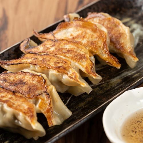 九条ネギの焼き餃子