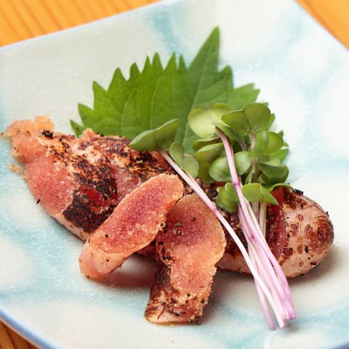 吟酿炙烤鳕鱼籽，以伏见清酒酒糟腌制