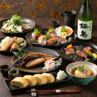 特別場合的「極致套餐」◎ 包含和牛牛排、天婦羅和5種刺身等9道菜