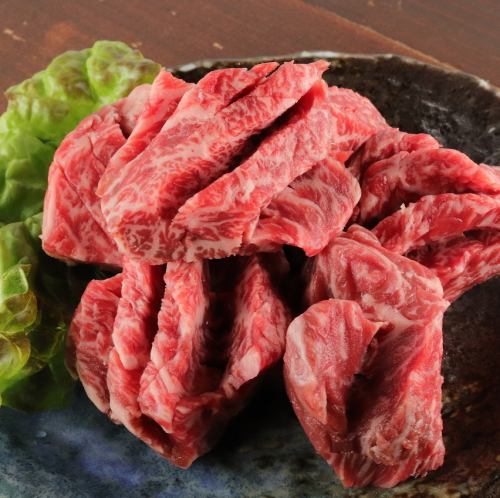 Thickly sliced sashimi