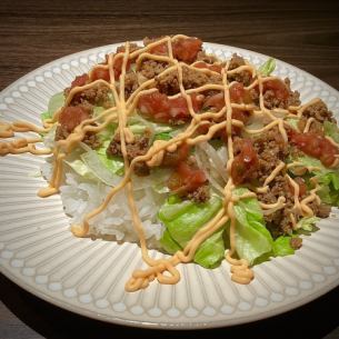 Cheddar Cheese Taco Rice