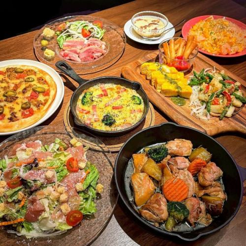 [Very filling ◎] Recommended for all kinds of parties! Courses with all-you-can-drink from 4,500 yen (tax included)