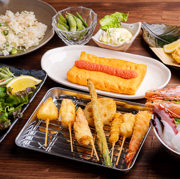 【個室あり】飲み放題付きコースで楽しむ多彩な料理と心地よい空間で過ごすひととき☆
