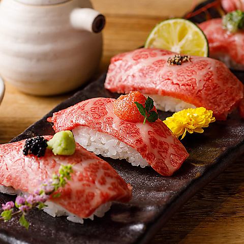 3-hour all-you-can-drink "25-item all-you-can-eat course including grilled meat sushi" ⇒ 3,000 yen including tax