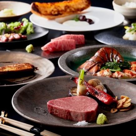 "Wagyu Luxury Course" A5 Sirloin & Meat Sushi, etc. (50 dishes in total) 3 hours of all-you-can-drink beer included 6,000 yen ⇒ 5,000 yen