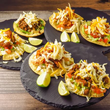 8 types of palm-sized 2-piece tacos