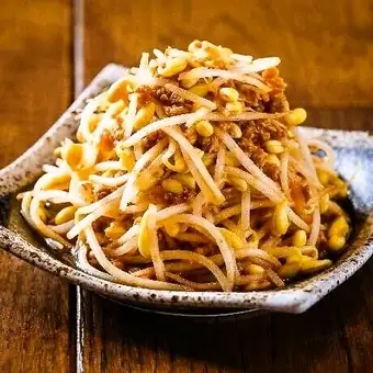 やや辛い肉味噌もやし