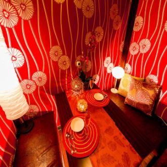 Because it is a box seat, you can relax without worrying about the surroundings ♪
