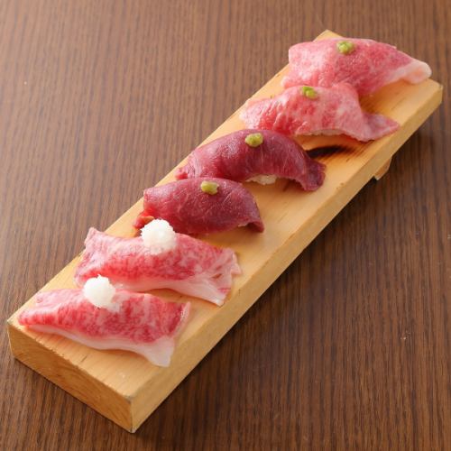 和牛の肉寿司もご用意！