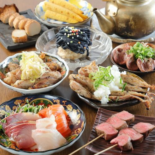 炭焼き堪能コース　【+1000円で飲み放題も♪】4000円