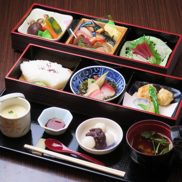 ◆◇Recommended by our staff! “Hokuin Bento” where you can enjoy seasonal cuisine ¥3,300 (tax included)◇◆