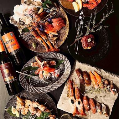 カウンター席限定 ペアコース 冬彩