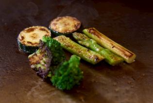 Seasonal grilled vegetables