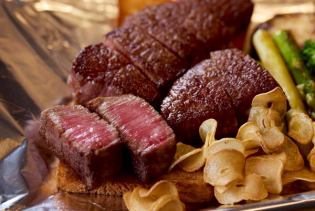 Domestic black beef A5 rank steak