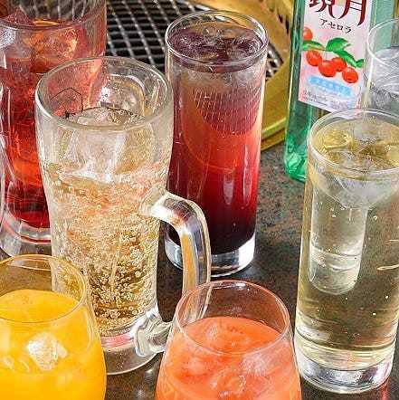 料理を引き立てる豊富なドリンク