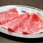 うす切り黒毛和牛