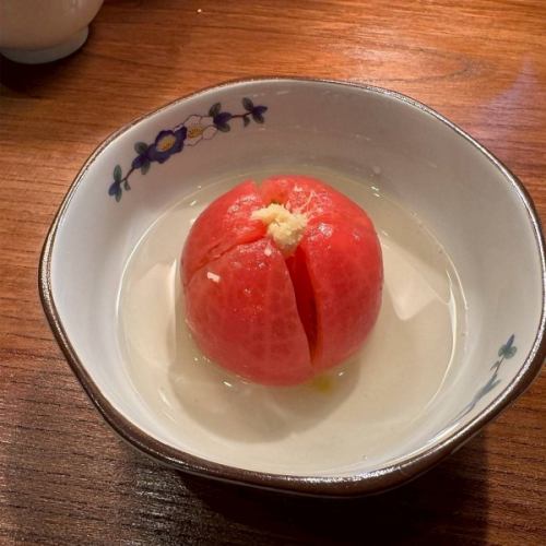 大根なます/トマトの浅漬け/サメ軟骨/エゴマの葉漬け
