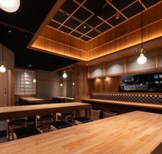 We also accept reservations for the entire restaurant for parties of 32 or more.Until the interior construction is completed, we will be posting photos of our sister store, JR Sannomiya East Exit Store.