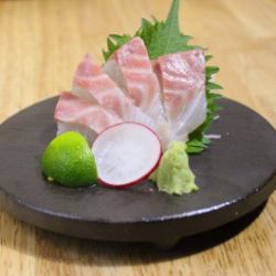 Sea bream sashimi