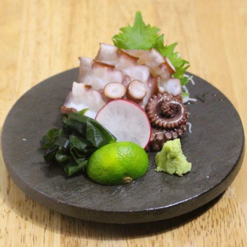 Octopus sashimi