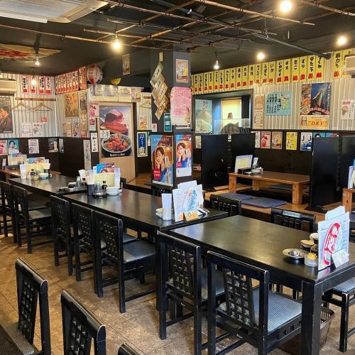 Please relax in a lively and homely space.