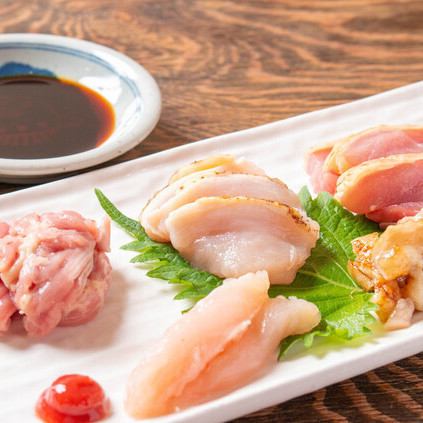 我们的首选推荐!什锦萨摩鸡肉刺身